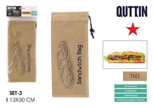 Sacos De Comida Reutilizável Quttin — vista 1