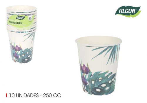 Cartone Bianco Bicchiere 250cc Algon