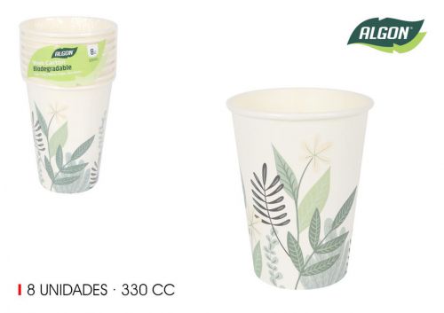 Cartone Bianco Bicchiere 330cc Algon — vista 1