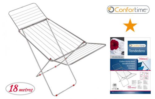 Secador De Pano 18mts Metal Prateado — referência 9742971