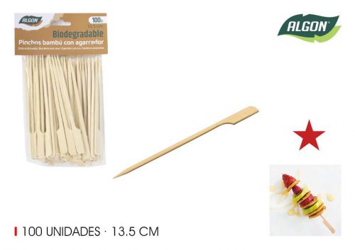 Espetos De Bambu Algon — referência BA01019176551