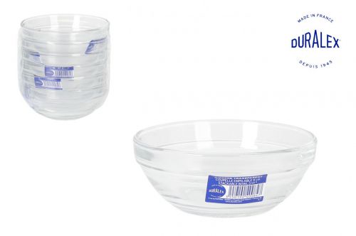 Tigela 125cc9x3.65cm Empilhavel Transp. Red — referência T51-2022AFC