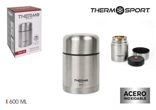 Garrafa Vácuo Alimentos Inox 600ml Thermosport — referência BY01031275887