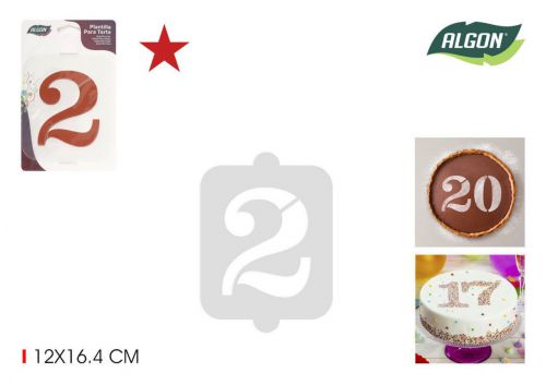 Modelo De Bolo De Aniversario N2 Algon — referência BA01029976110