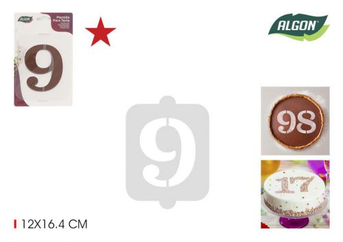 Modelo De Bolo De Aniversario N9 Algon — referência BA01029976117