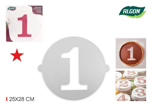 Y Modelo De Bolo De Aniversario N1 Algon — vista 1