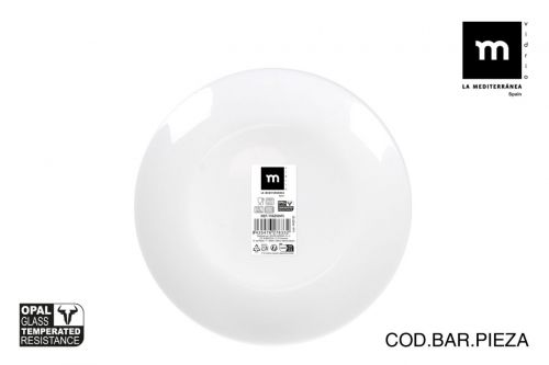 Plato Postre 18cm Opal Coup Basic Md — referência 1116ZNM11