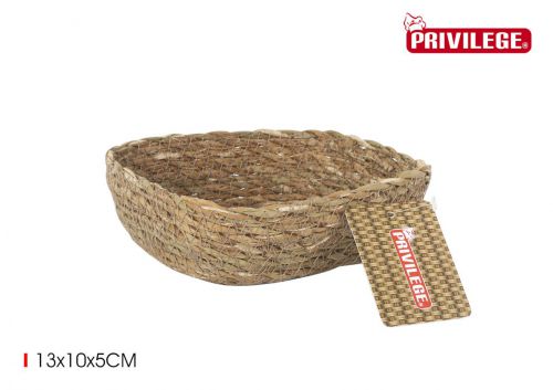 Cesta Mimbre Rectangular  13x10x5cm Privilege — referência 36506MT1305