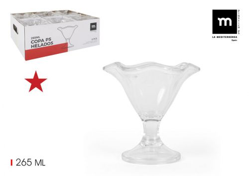Copo De Sorvete 265ml Ps La Mediterranea — referência BY01054676742