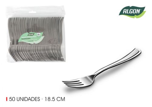 Set50 Garfo De Prata Grande 185 Cm Algon — vista 1