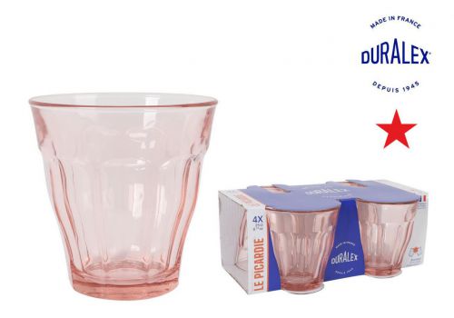 Y Set 4 Vasos 25cl Rosa Picardie — vista 1