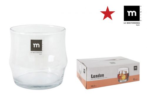 Y Set 6 Vasos 365cc Landon — vista 1