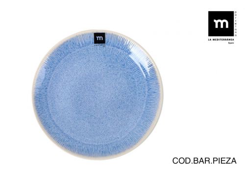 Prato Da Sobremesa 213cm Calobra Azul — referência 4110102B