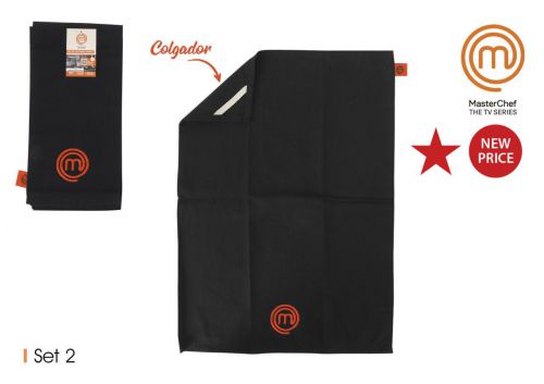 Y Set 2 Paños Cocina 50x70cm Masterchef — referência SOL309103217