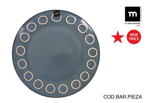 Y Plato 27cm Azul Almudena Md — referência 4920101