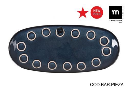Bandeja Oval33x14.8cm Azul Almudena Md — vista 1