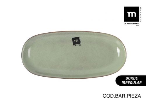 Fonte Oval 25x12x22cm Macarella Green Md — vista 1