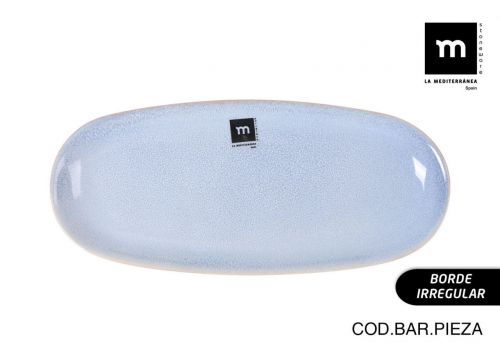 Fonte Oval 29x13.5x2.4cm Macarella Blue Md — referência 4920AB21