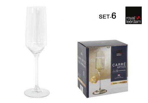 Conjunto De 6 Taças De Champanhe 225cl Carr+ Opt — vista 1
