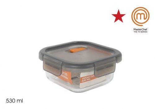 Y Fiambrera Hermetica Cuadrada 530ml Masterchef — vista 1