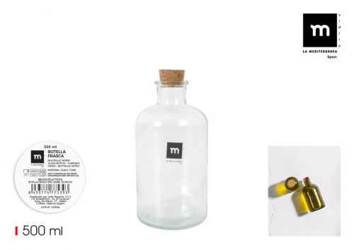 Garrafa Vidro La Mediterranea — referência BE03030477539