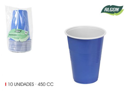 Set Copos Duas Cores Algon — vista 1
