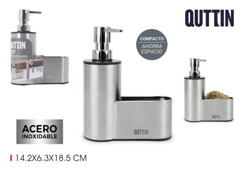Suporte De Esponja Com Dispensador Quttin — referência BQ01017276416