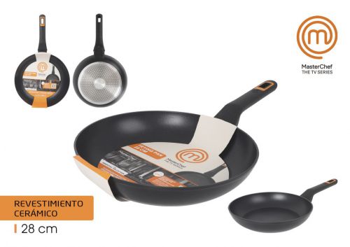 Frigideira De 28 Cm Alumínio Forjado 25 Mm De E — referência SOL159103153