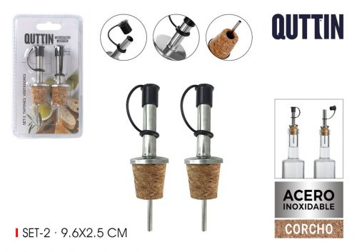 Set2 Rolha Doseadora Com Tampa Quttin