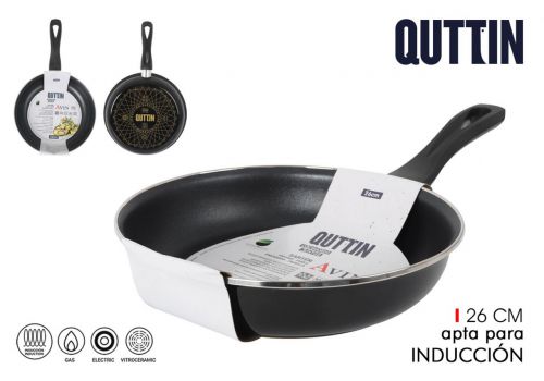 Frigideira Esmaltada De 26 Cm. Quttin Avin — referência QT-836B26H