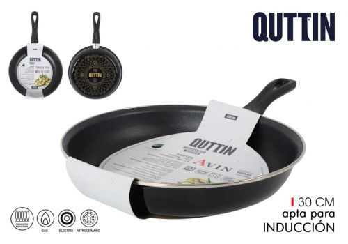 Frigideira Esmalte 30cm.quttin Avin — referência QT-836B30H