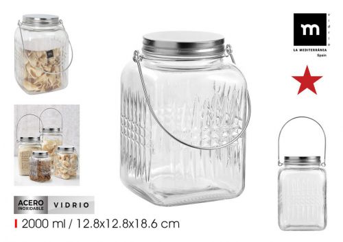 Pote Vidro Com Alça La Mediterranea — referência BY03030177689