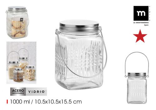 Pote Vidro Com Alça La Mediterranea — vista 1