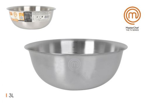 Tigela De Aço Inoxidável 24x10cm/3l Masterchef — vista 1