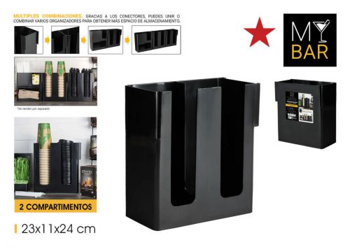 Organizador De Vidros E Tampas My Bar — referência BQ01017277660