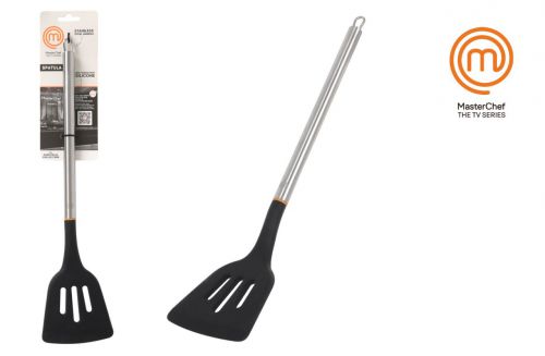Esp-Tula Vazada De 34 Cm Em Aço Inoxidável E Silic — vista 1