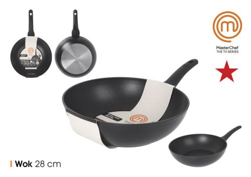 Ysarten Wok 28cm Al.forjado 3.0mm 3c Masterchef — referência SOL159103182