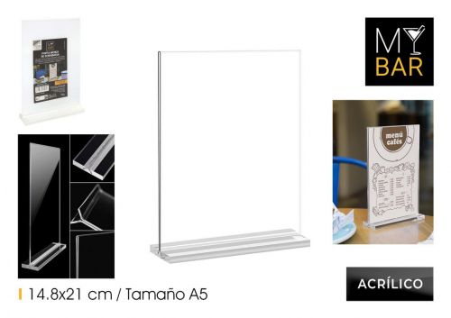 Porta Cardapio De Mesa Quttin Bar — referência BQ01019977584