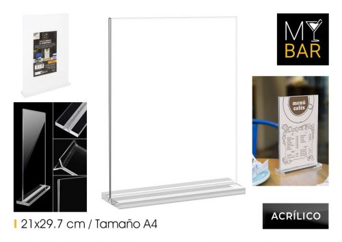 Porta Cardapio De Mesa Quttin Bar — referência BQ01019977585