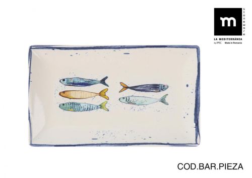 Fonte Retangular 25x15cm Peixe Elite Brilho