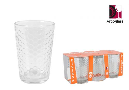 Conjunto De 6 Copos De 200 Ml Eivissa Diamonds — vista 1