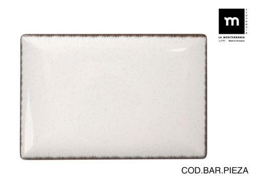 Prato Retangular 30x20cm Anllo Elite Brilhante