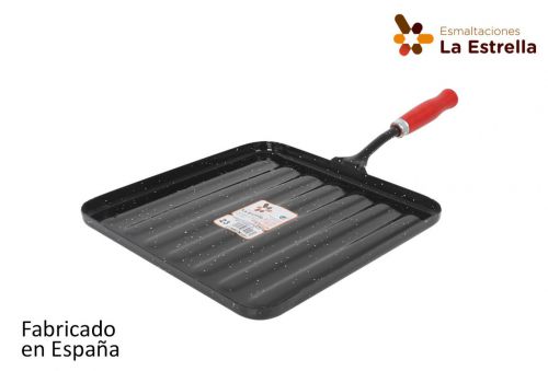 Asador Cuadrado 23cm Jaspeada