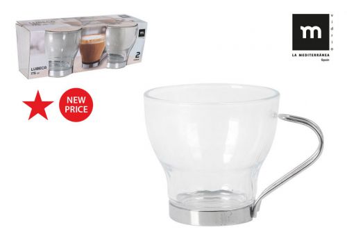 Y Ek Set 2 Vasos Te 175cc Lubeca — vista 1