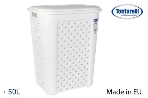 Cesto De Roupa Suja C/Tampa 50 L Ariann — referência 8105408C112
