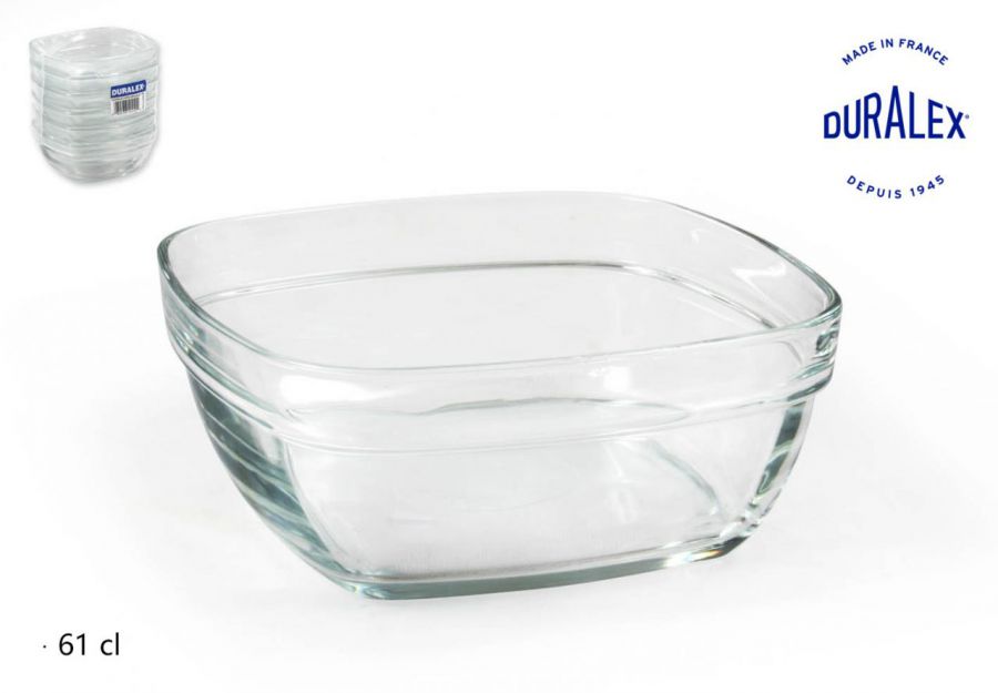 Tigela Empilh-Vel 14cm/610cc Transparente Lys Me