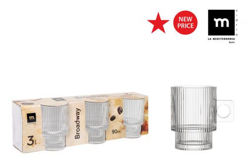 Y Set 3 Tazas Cafe 90ml Broadway Md