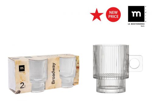 Y Set 2 Tazas Cortado 150ml Broadway Md — vista 1