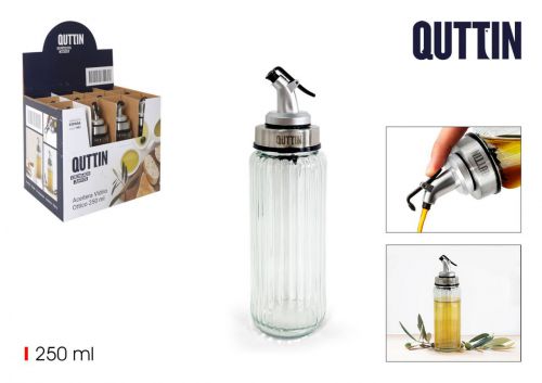 Galheteiro Vidrio 250ml C/Tampa Quttin — vista 1