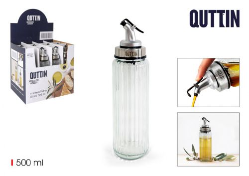 Galheteiro Vidrio 500ml C/Tampa Quttin — vista 1